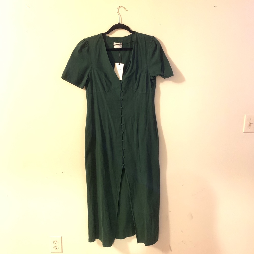 Zara Button Down Midi Dress